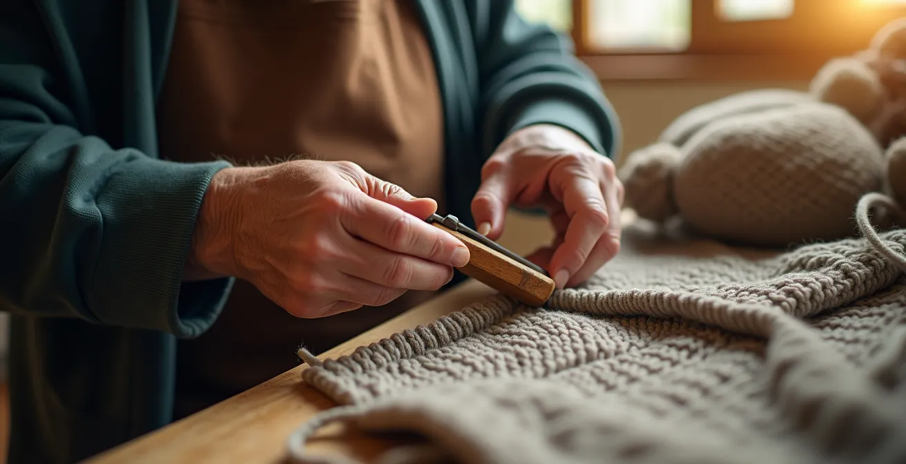 Comparaison de la densité de mailles entre tricotage français et production rapide